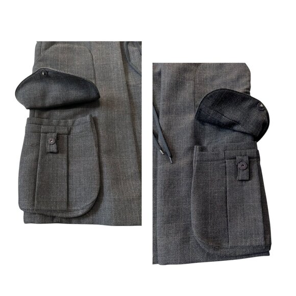 Marni Winter‎ Edition 2010 Gray Wool Pleated Skirt Size 44 Pockets - Picture 11 of 13